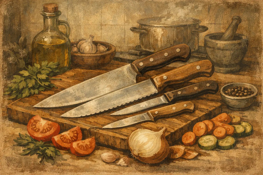 Kuhinjski noži za domačo kuhinjo in vsak rez